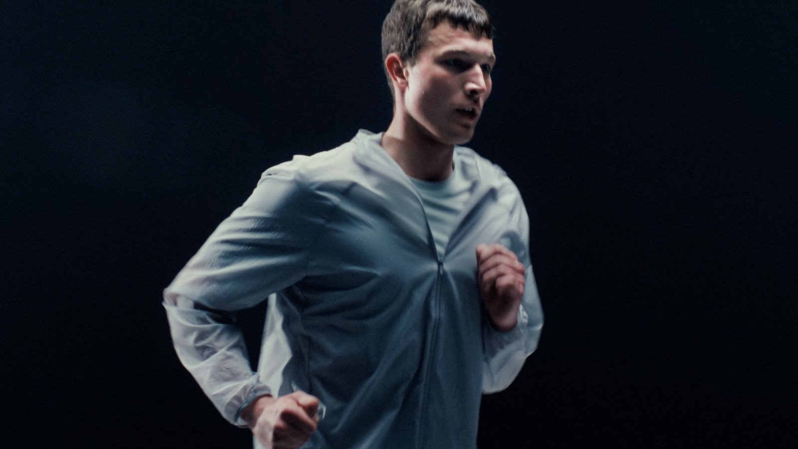 Still from EMMI – HIGH PROTEIN WATER for EMMI, cinematography by Tim Holder